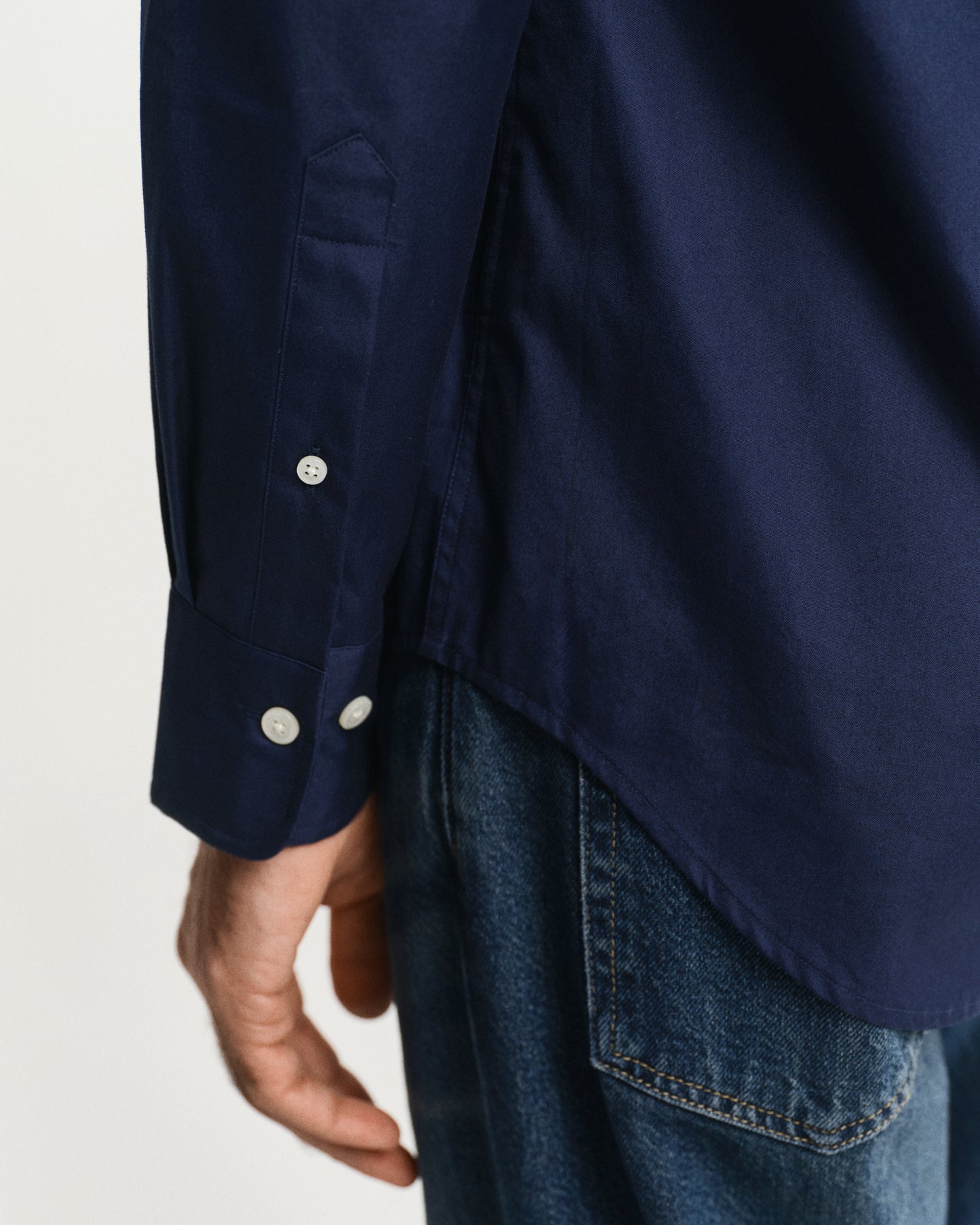 MARINE, REG PINPOINT OXFORD SHIRT, CLOSE-UP BY GANT AU.