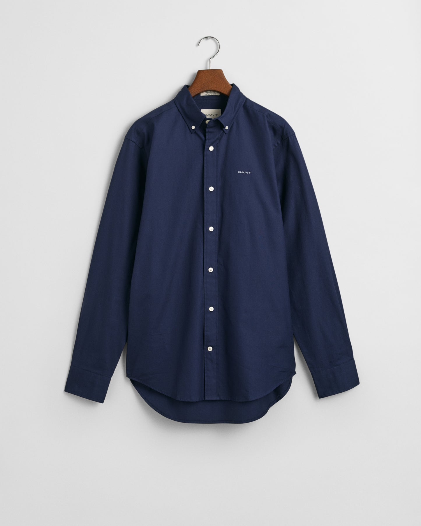 MARINE, REG PINPOINT OXFORD SHIRT, FLAT-LAY BY GANT AU.