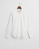 WHITE, SLIM PINPOINT OXFORD SHIRT, FLAT-LAY BY GANT AU.