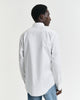 WHITE, SLIM PINPOINT OXFORD SHIRT, BACK-VIEW BY GANT AU.