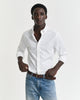 WHITE, SLIM PINPOINT OXFORD SHIRT, FRONT-VIEW BY GANT AU.