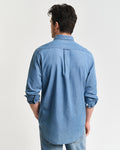 SEMI LIGHT BLUE, REG INDIGO BD, BACK-VIEW BY GANT AU.
