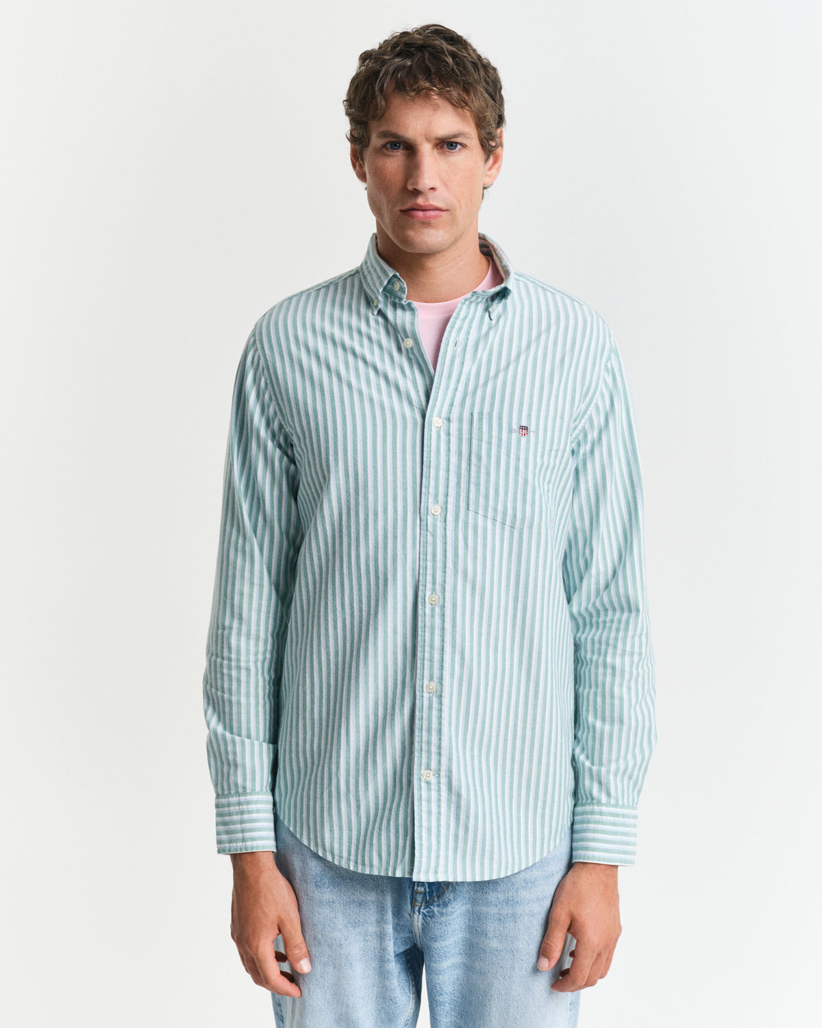 Regular Fit Striped Classic Oxford Shirt