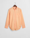 PEACHY ORANGE, REG SUNFADED VOILE SHIRT, FLAT-LAY BY GANT AU.