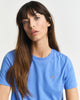 PERFECT BLUE, REG SHIELD SS T-SHIRT, CLOSE-UP BY GANT AU.