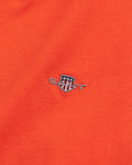 ORANGE RED, REG SHIELD SS T-SHIRT, CLOSE-UP BY GANT AU.