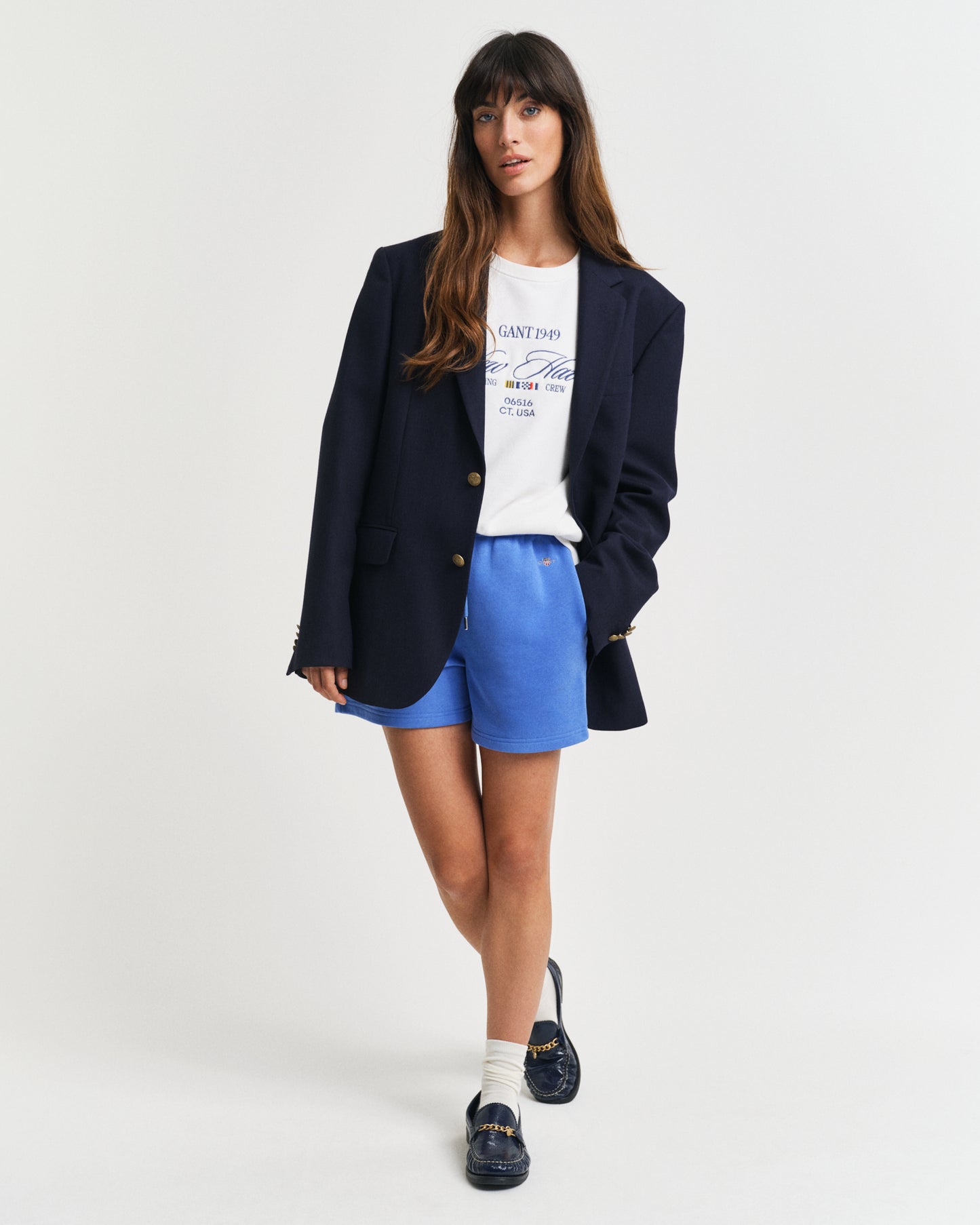 PERFECT BLUE, REG SHIELD SHORTS BY GANT AU.