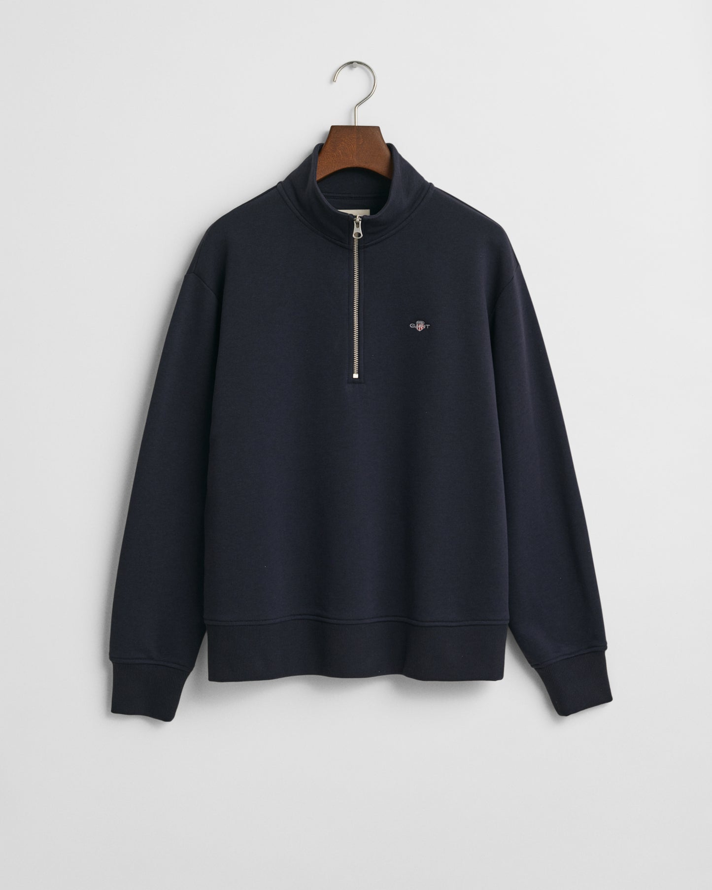 EVENING BLUE, SHIELD HALF-ZIP BY GANT AU.