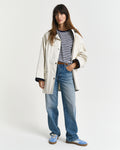 EVENING BLUE, REG STRIPED SHIELD SS T-SHIRT BY GANT AU.