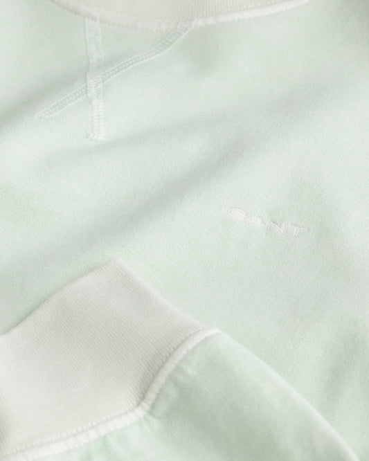 FADED MINT, REG SUNFADED C-NECK SWEAT, CLOSE-UP BY GANT AU.