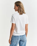 EGGSHELL, REG GRAPHIC SS T-SHIRT, BACK-VIEW BY GANT AU.