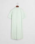 FADED MINT, SHIELD SS PIQUE POLO DRESS, BACK-VIEW BY GANT AU.