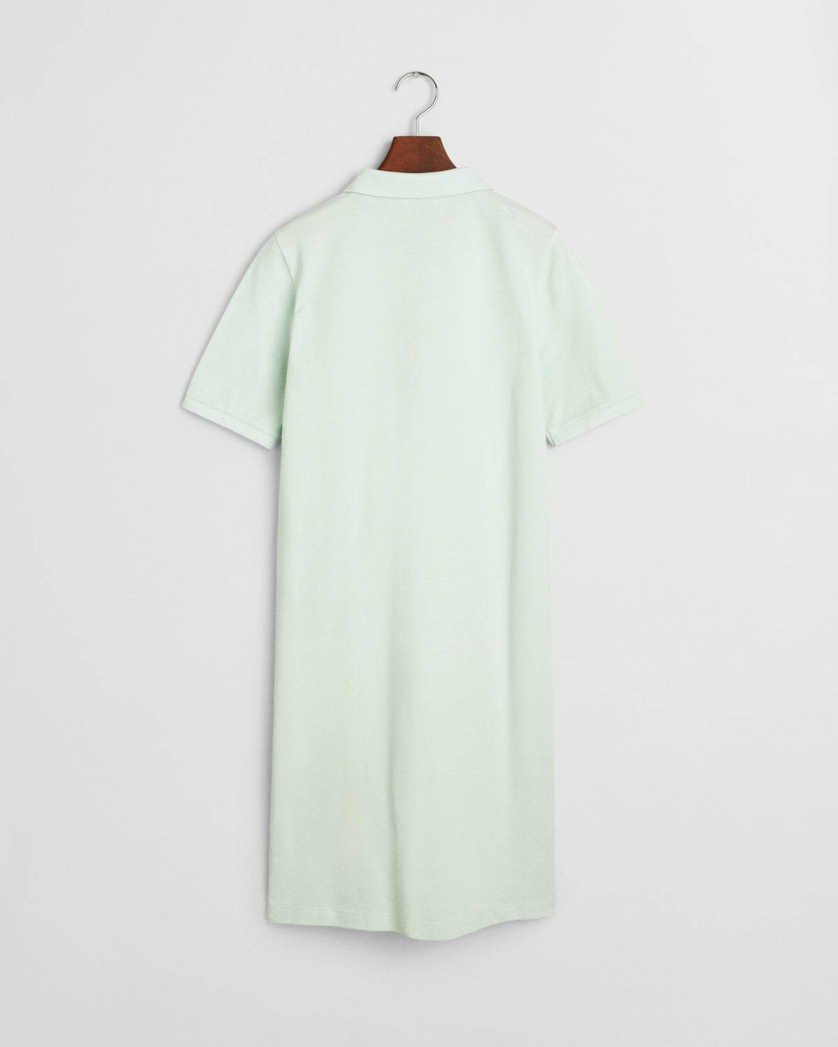FADED MINT, SHIELD SS PIQUE POLO DRESS, BACK-VIEW BY GANT AU.