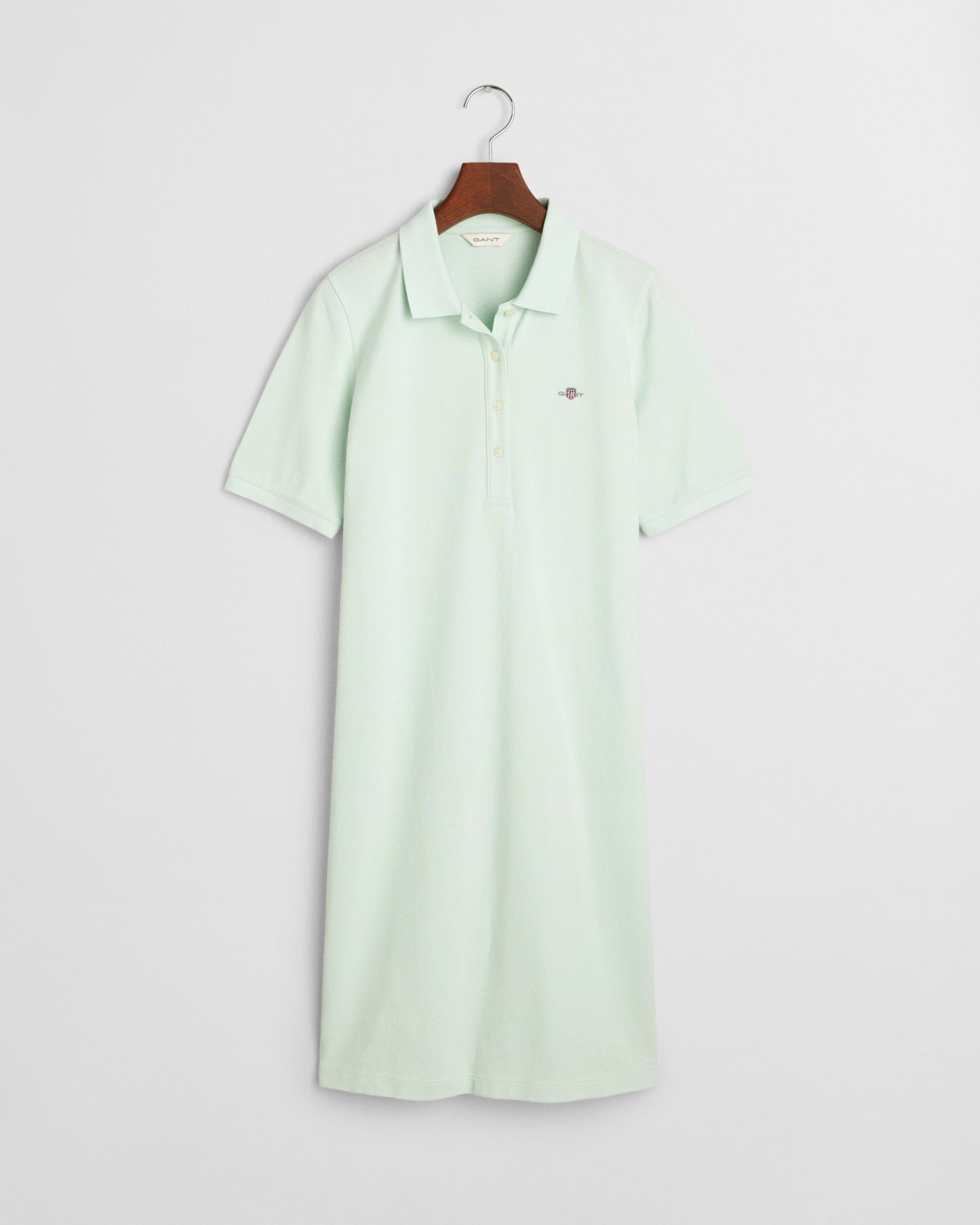 FADED MINT, SHIELD SS PIQUE POLO DRESS BY GANT AU.