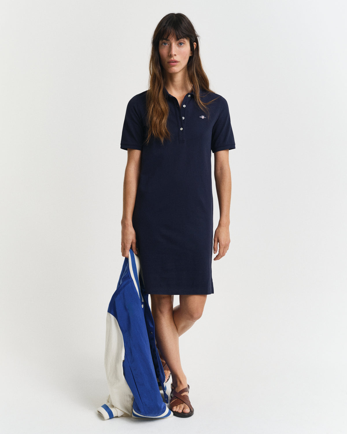 Shield Piqué Polo Dress