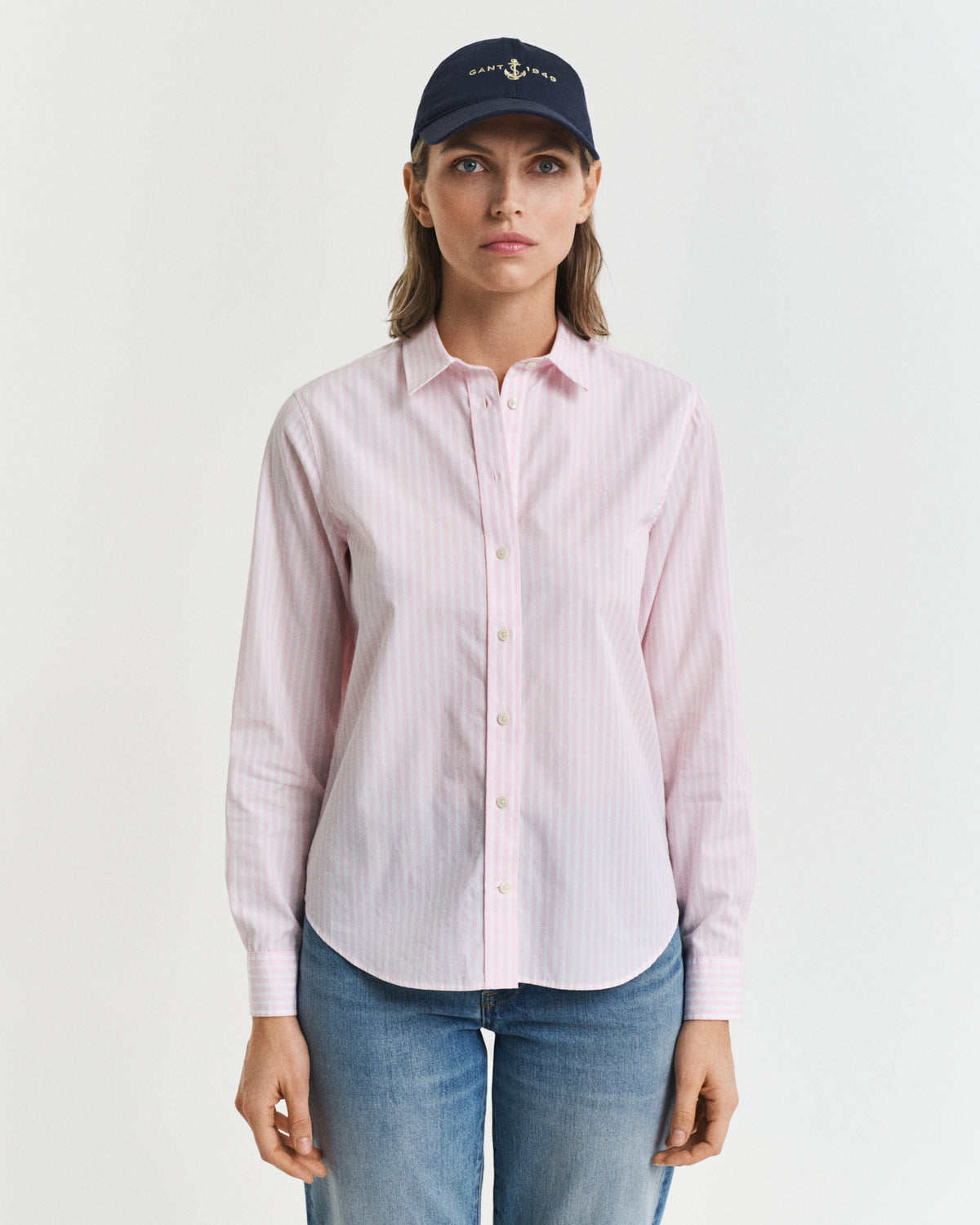 Regular Fit Striped Poplin Shirt