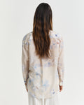PUTTY, REL FLORAL PRINT COT SILK SHIRT, BACK-VIEW BY GANT AU.