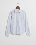 LIGHT BLUE, REG POPLIN GINGHAM SHIRT BY GANT AU.