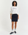 EVENING BLUE, CHINO SKIRT BY GANT AU.