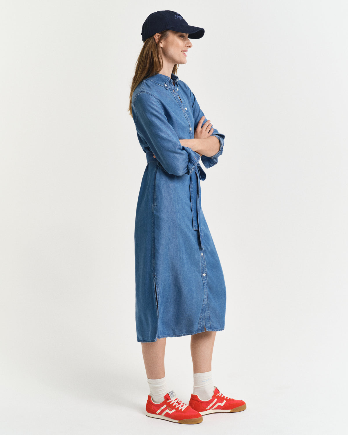 Chambray Shirt Dress