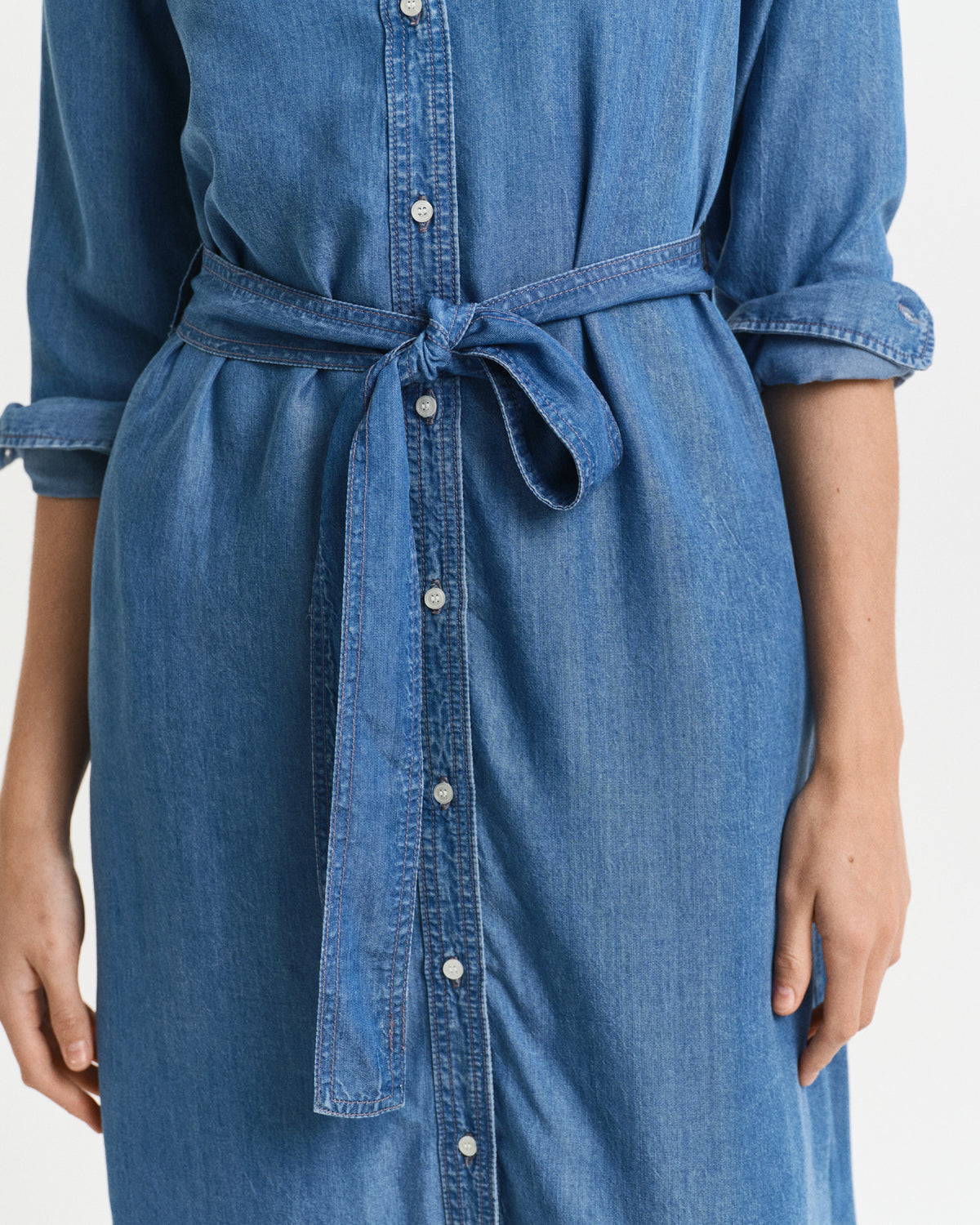 Chambray Shirt Dress