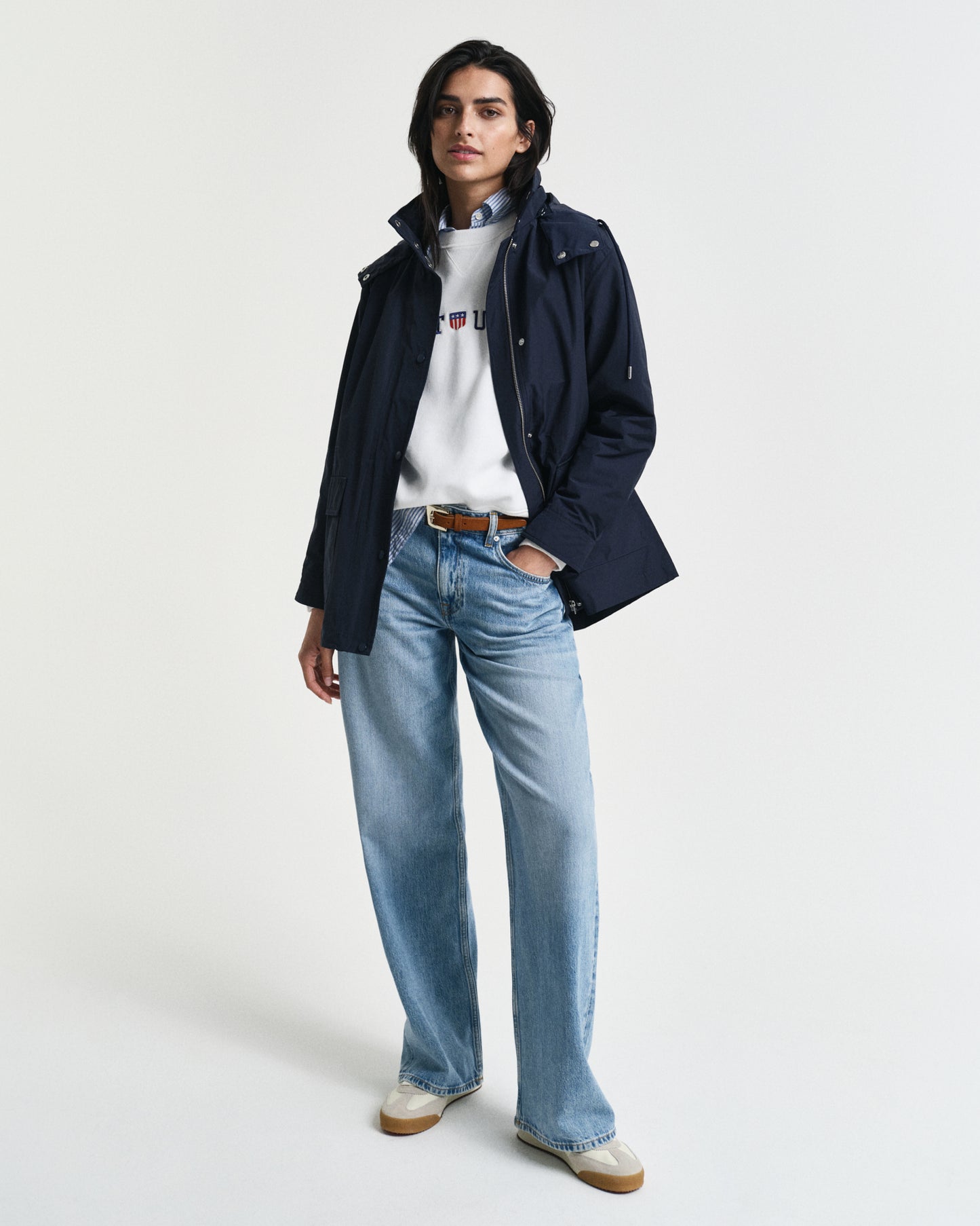 EVENING BLUE, WIND JACKET BY GANT AU.