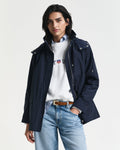 EVENING BLUE, WIND JACKET, FRONT-VIEW BY GANT AU.