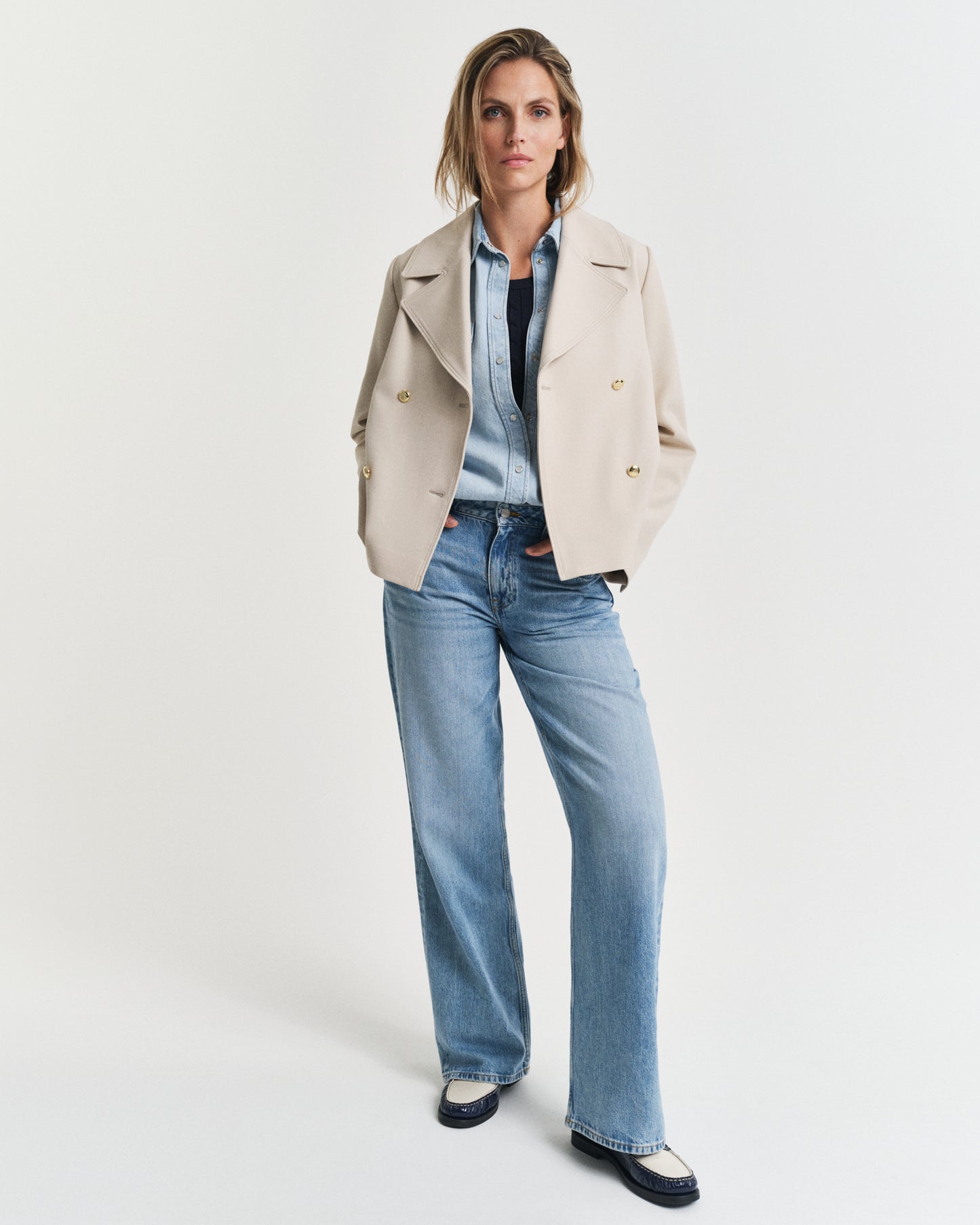 SOFT OAT, SPRING PEACOAT BY GANT AU.