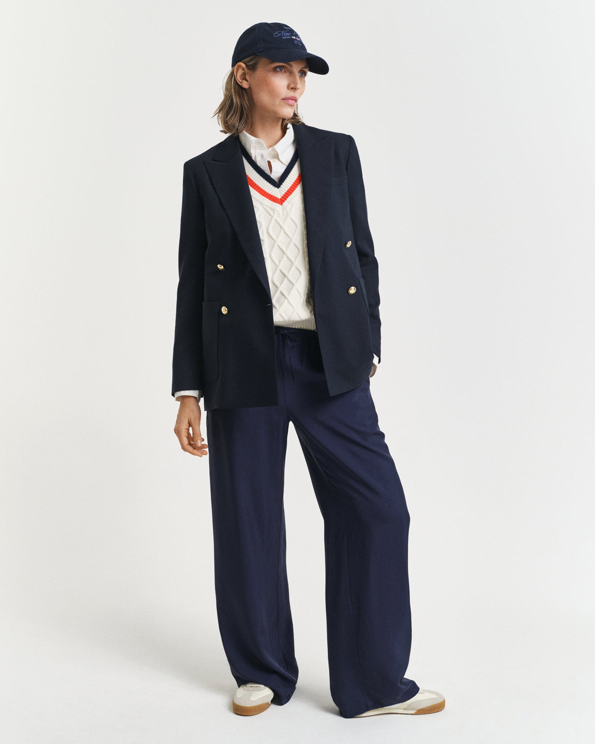 EVENING BLUE, REG CLUB BLAZER BY GANT AU.