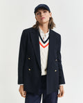 EVENING BLUE, REG CLUB BLAZER, FRONT-VIEW BY GANT AU.