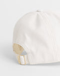 EGGSHELL, SHIELD COTTON TWILL CAP, CLOSE-UP BY GANT AU.