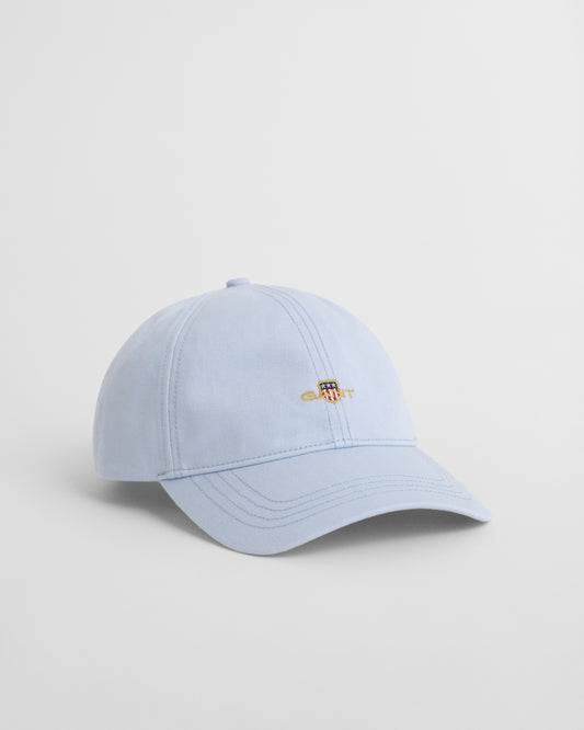 FRESH BLUE, SHIELD COTTON TWILL CAP BY GANT AU.