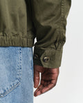 MODEL WEARING COTTON WINDCHEATER JACKET