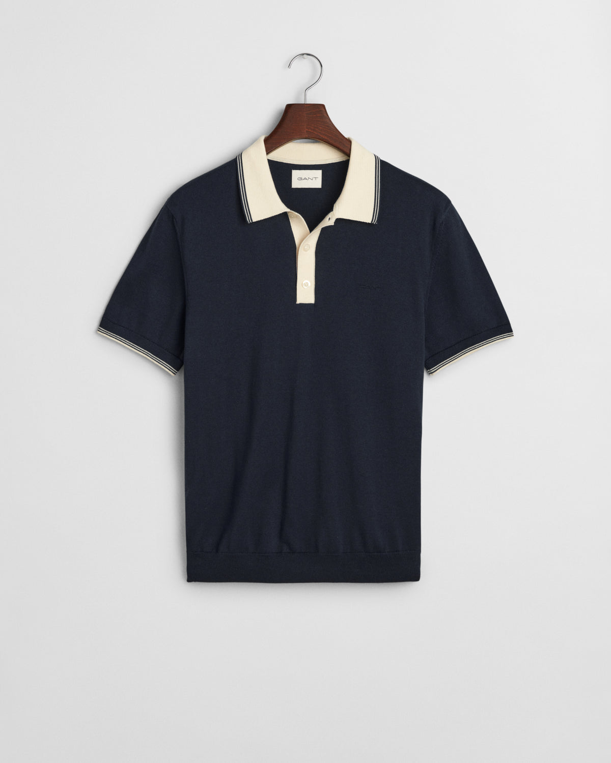 EVENING BLUE, MODAL BLEND SS POLO, FLAT-LAY BY GANT AU.