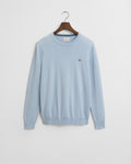 FRESH BLUE, CLASSIC COTTON C-NECK, FLAT-LAY BY GANT AU.