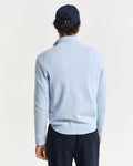 FRESH BLUE, CLASSIC COTTON HALF ZIP, BACK-VIEW BY GANT AU.