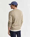 DRY SAND, SUNFADED C-NECK, BACK-VIEW BY GANT AU.