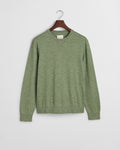 KALAMATA GREEN, SUNFADED C-NECK, FLAT-LAY BY GANT AU.