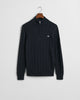 EVENING BLUE, COTTON CABLE HALF ZIP, FLAT-LAY BY GANT AU.