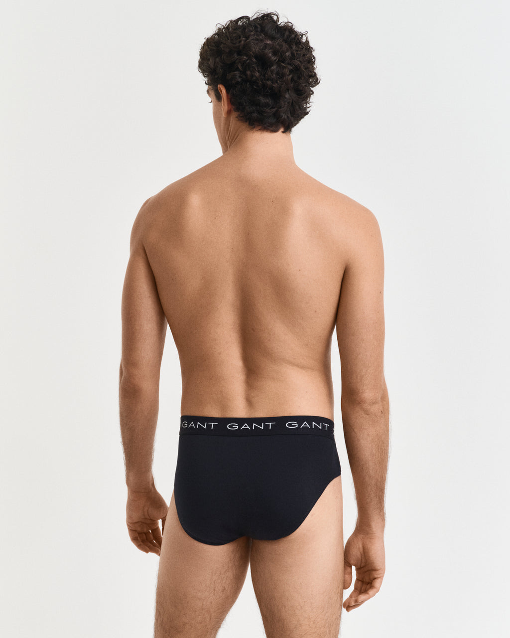 BLACK, BRIEF 3-PACK, CLOSE-UP BY GANT AU.
