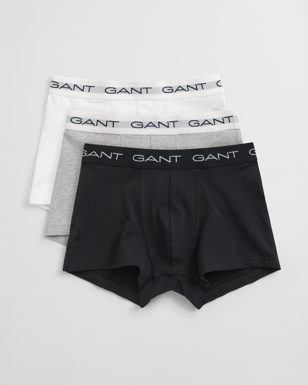 LIGHT GREY MELANGE, TRUNK 3-PACK BY GANT AU.