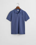 DUSTY NAVY, SHIELD SS PIQUE BY GANT AU.