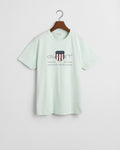 FADED MINT, ARCHIVE SHIELD SS T-SHIRT BY GANT AU.