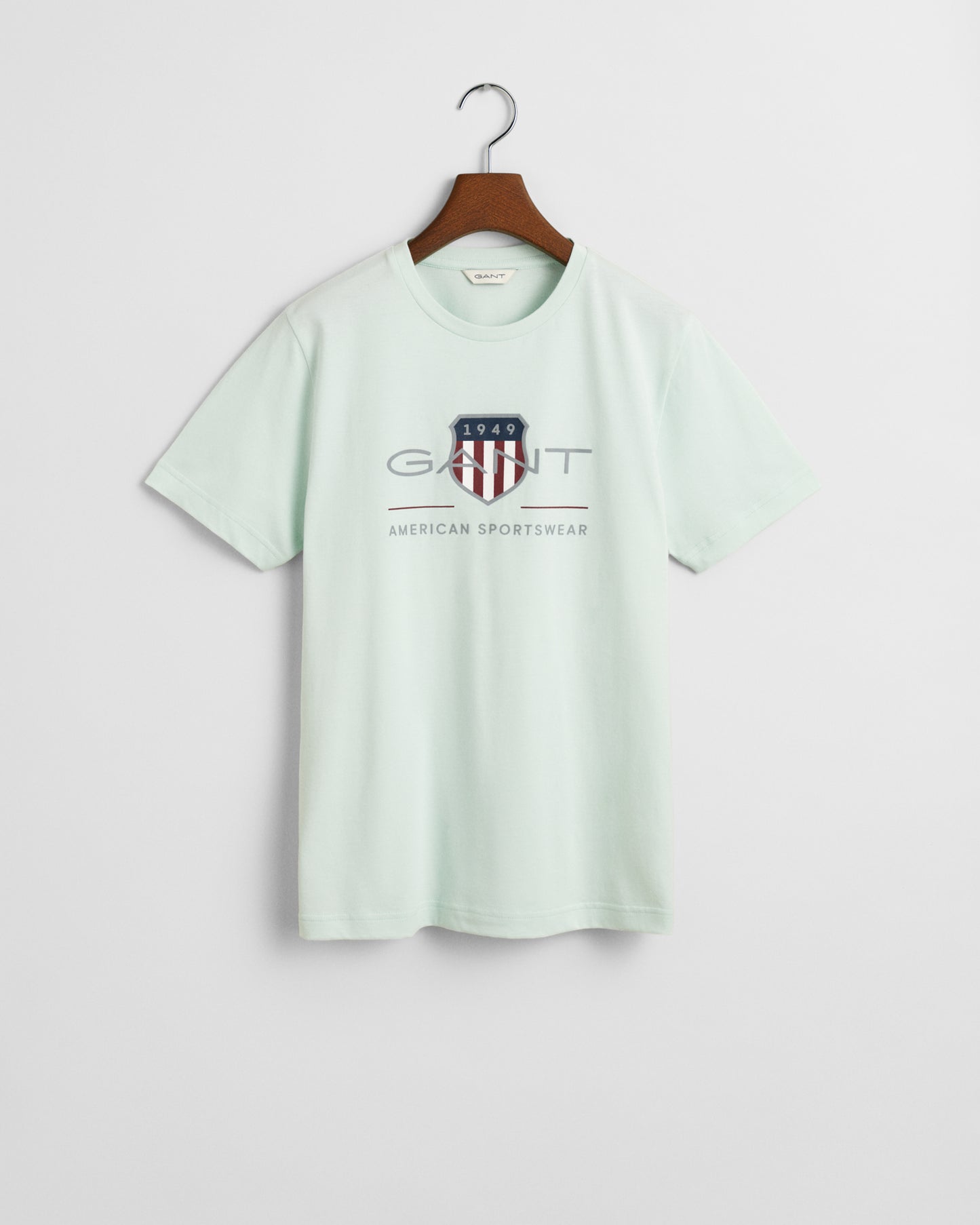 FADED MINT, ARCHIVE SHIELD SS T-SHIRT BY GANT AU.
