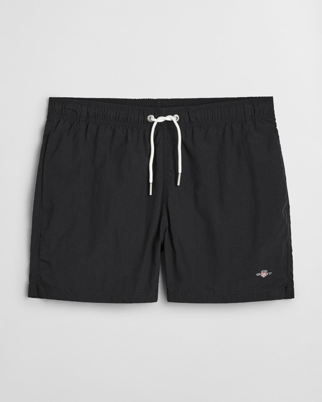 BLACK, SWIM SHORTS, FRONT-VIEW BY GANT AU.