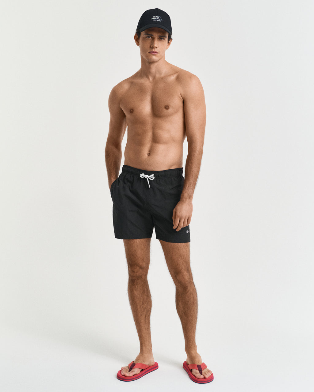 BLACK, SWIM SHORTS BY GANT AU.