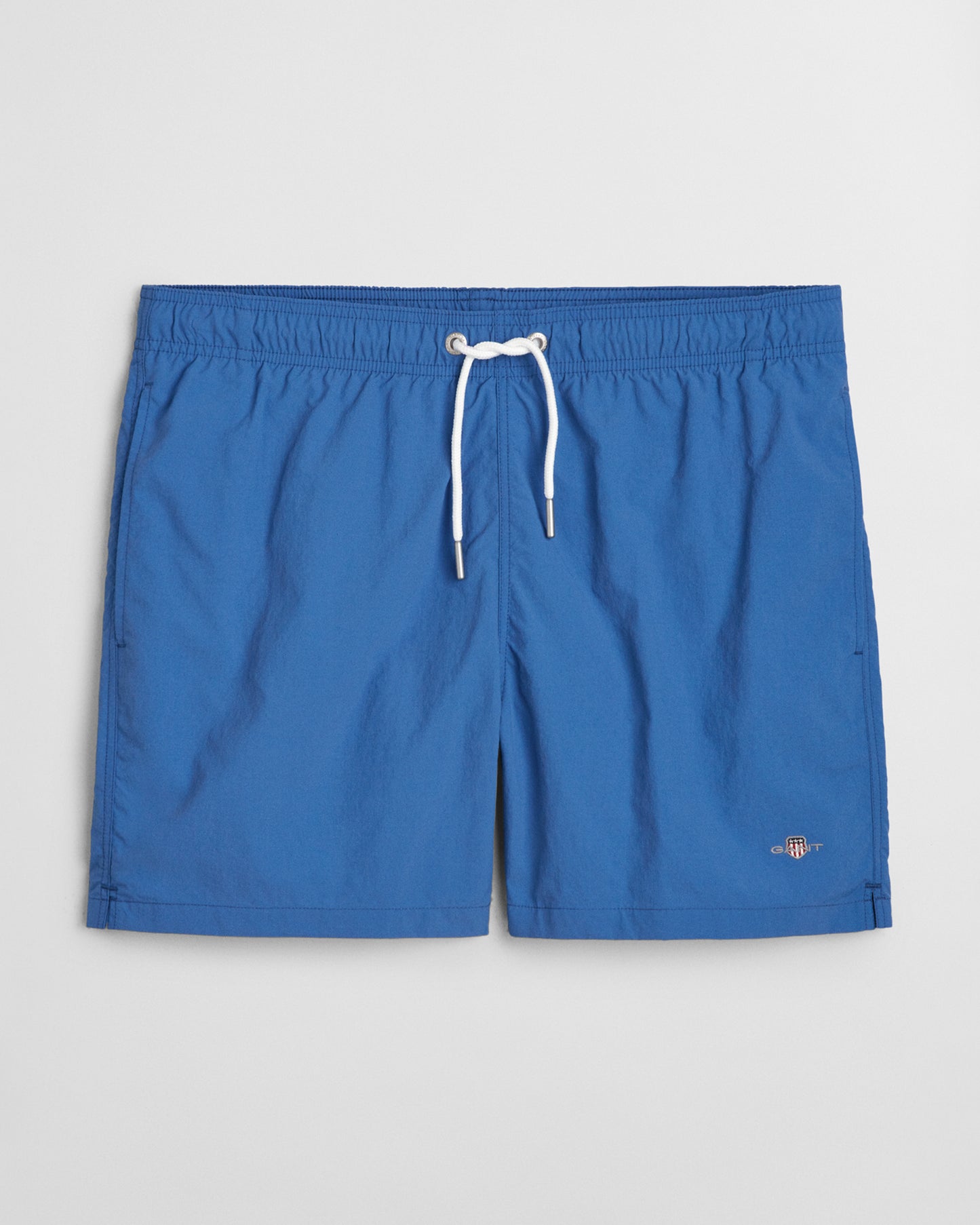 RICH BLUE, SWIM SHORTS, FRONT-VIEW BY GANT AU.