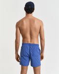 RICH BLUE, SWIM SHORTS, BACK-VIEW BY GANT AU.