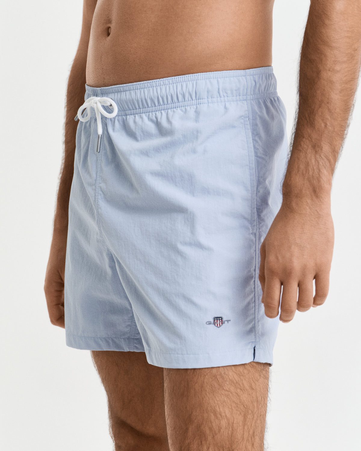 FRESH BLUE, SWIM SHORTS, CLOSE-UP BY GANT AU.