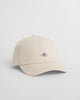 PUTTY, HIGH SHIELD COTTON TWILL CAP, FRONT-VIEW BY GANT AU.